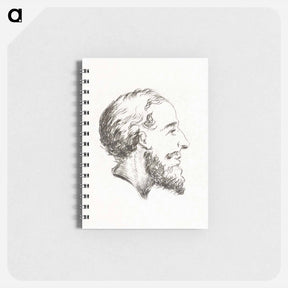 アートメモ帳-Portrait of a man with beard and mustache - ジャン ベルナール Memo.