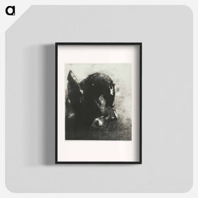 アートポスター-Captive Pegasus - オディロン ルドン Poster.