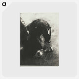 アートポストカード-Captive Pegasus - オディロン ルドン Postcard.