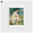 アートポストカード-Femme Nue dans un Paysage - ピエール オーギュスト ルノワール Postcard.