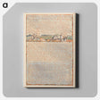 アートパネル-Jerusalem, Plate 33, "Turning his back to the Divine Vision...." - ウィリアム ブレイク Canvas.