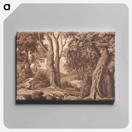 アートパネル-Hunting in a Wood
 - イェール大学アートギャラリー Canvas.