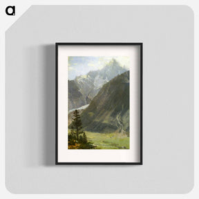 アートポスター-Mountain Landscape - アルバート ビアスタット Poster.