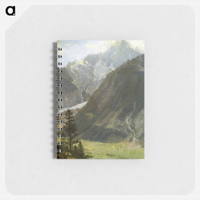 アートメモ帳-Mountain Landscape - アルバート ビアスタット Memo.