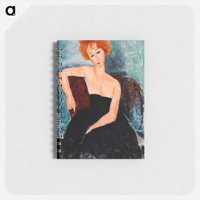 アートメモ帳-Redheaded Girl in Evening Dress
 - バーンズ・コレクション Memo.
