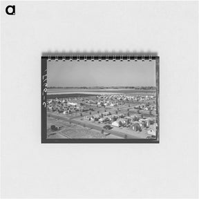 アートメモ帳-Farm Security Administration camp for migrant agricultural workers at Shafter, California by Dorothea Lange - ドロテア ラング Memo.