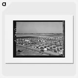 Farm Security Administration camp for migrant agricultural workers at Shafter, California by Dorothea Lange - ドロテア ラング Poster.