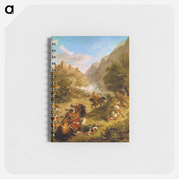 Arabs Skirmishing in the Mountains - ウジェーヌ ドラクロワ Memo.