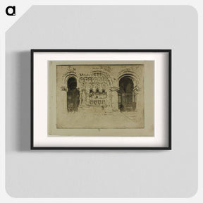 アートポスター-The Founder's Tomb, Church of Saint Bartholomew the Great
 - ジョセフ ペネル Poster.