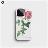 Provence Rose - ピエール ジョゼフ ルドゥーテ Phone Case.