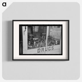 アートポスター-Drugstore Window, Ray, North Dakota
 - ラッセル リー Poster.