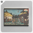 アートパネル-Tagawaya in Front of Daionji Temple
 - 歌川 広重 Canvas.
