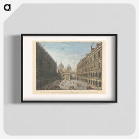 アートポスター-The Court of the Magnificent Building of the Ducal Palace
 - イェール大学アートギャラリー Poster.