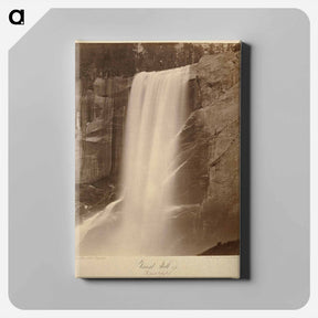 アートパネル-Vernal Fall, Yo-Semite Valley
 - エドワード マイブリッジ Canvas.