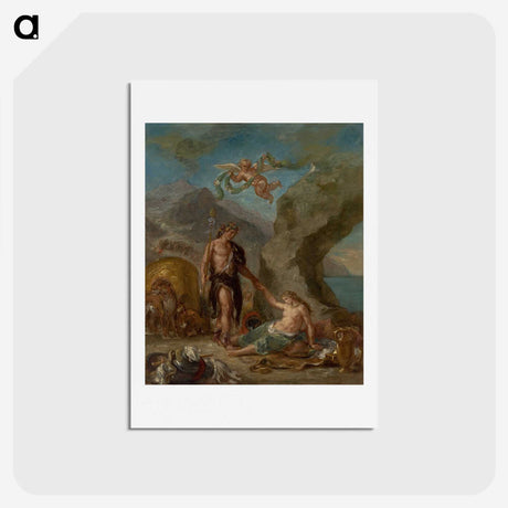 3-95_Eugene-Delacroix_hagaki
