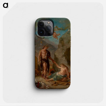 The Autumn Bacchus and Ariadne - ウジェーヌ ドラクロワ Phone Case.