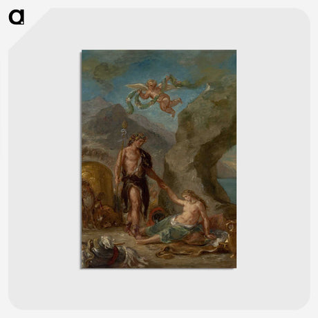 3-95_Eugene-Delacroix_postcard