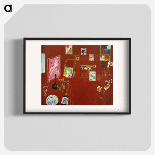 Red Studio - アンリ マティス Poster.