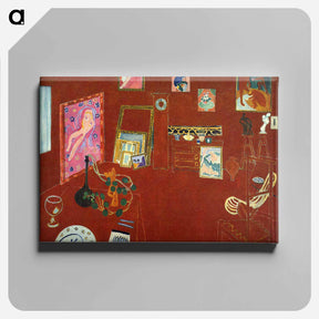 アートパネル-Red Studio - アンリ マティス Canvas.