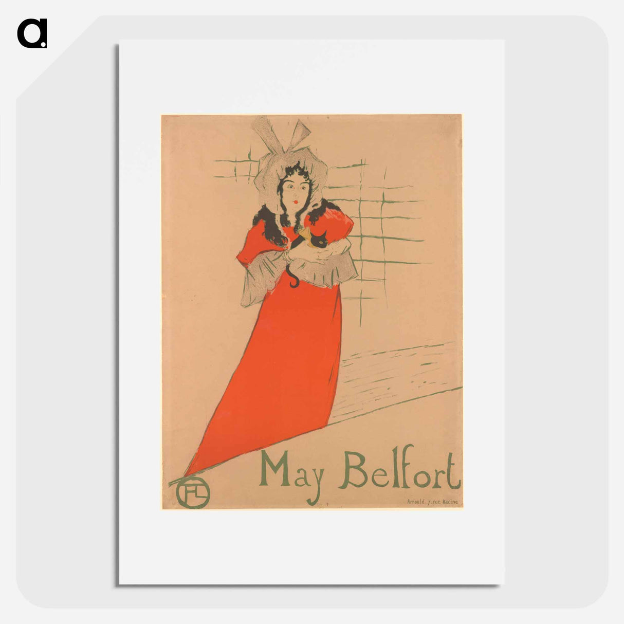 May Belfort - Henri de Toulouse-Lautrec Poster.