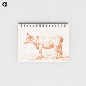 アートメモ帳-Standing cow - ジャン ベルナール Memo.