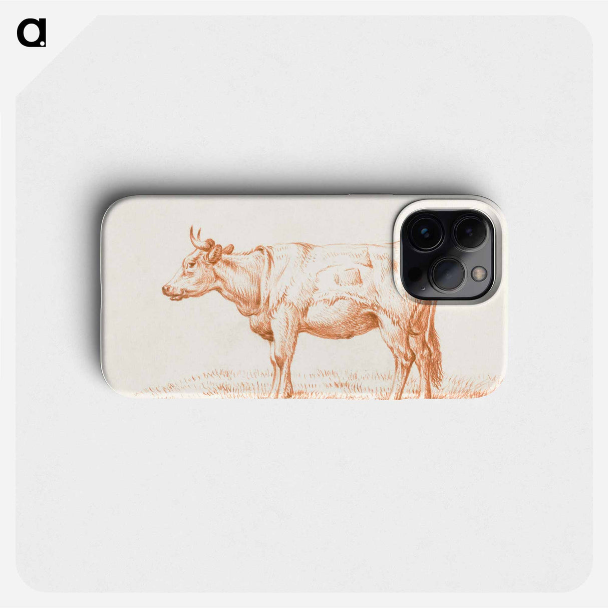 Standing cow - ジャン ベルナール Phone Case.