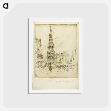 The Elinor Cross, in Front of Charing Cross Railway Station
 - ジョセフ ペネル Postcard.