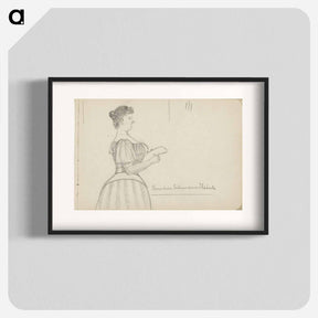 アートポスター-Operazangeres Ernestine Schumann-Heink by Julie de Graag - ユリー デ フラーハ Poster.