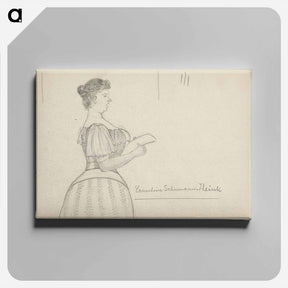 アートパネル-Operazangeres Ernestine Schumann-Heink by Julie de Graag - ユリー デ フラーハ Canvas.