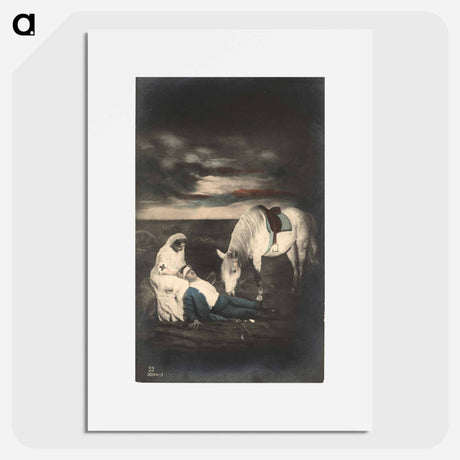 アートポスター-Nurse with Soldier and Horse
 - 国立医学図書館 Poster.