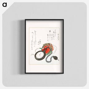 アートポスター-Western Pocket Watch From the Spring Rain Collection, vol. 3
 - 歌川 広重 Poster.