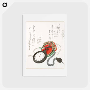 アートポストカード-Western Pocket Watch From the Spring Rain Collection, vol. 3
 - 歌川 広重 Postcard.