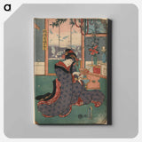 アートパネル-Sugizakeya Musume Omiwa
 - 歌川 国貞 Canvas.