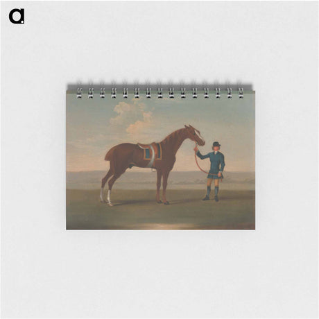 アートメモ帳-One of Four Portraits of Horses - a Chestnut Horse (? Old Partner) held by a Groom
 - イェール大学アートギャラリー Memo.