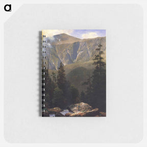 アートメモ帳-Mountainous Landscape - アルバート ビアスタット Memo.