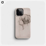Head of a woman - アルバート エーデルフェルト Phone Case.