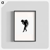 アートポスター-Cupid Silhouette
 - 大英図書館 Poster.