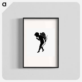 アートポスター-Cupid Silhouette
 - 大英図書館 Poster.