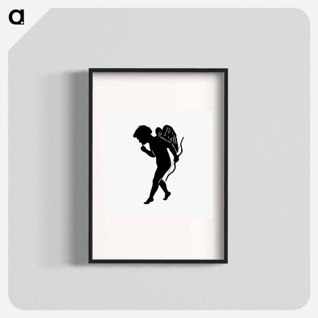 アートポスター-Cupid Silhouette
 - 大英図書館 Poster.