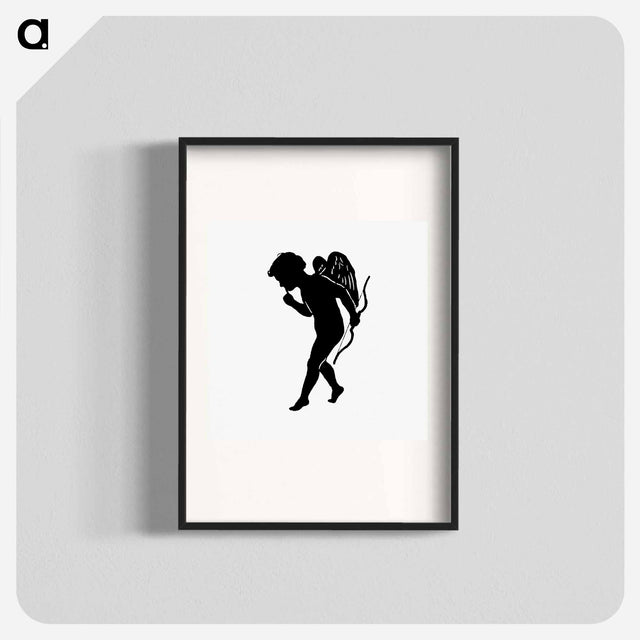 アートポスター-Cupid Silhouette
 - 大英図書館 Poster.