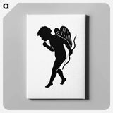 アートパネル-Cupid Silhouette
 - 大英図書館 Canvas.