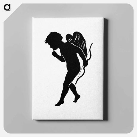 アートパネル-Cupid Silhouette
 - 大英図書館 Canvas.