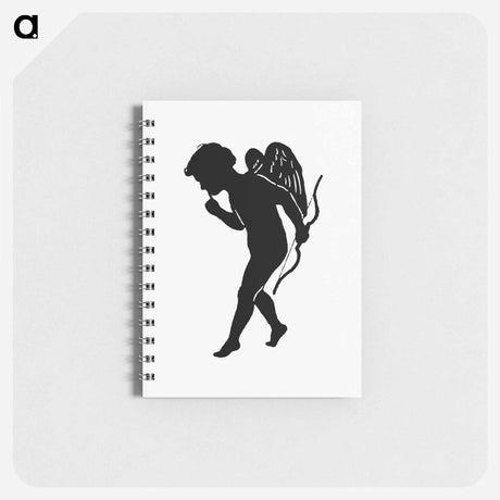アートメモ帳-Cupid Silhouette
 - 大英図書館 Memo.