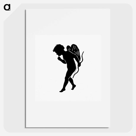 アートポスター-Cupid Silhouette
 - 大英図書館 Poster.