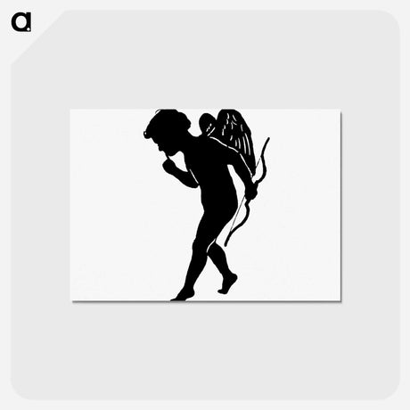 アートポストカード-Cupid Silhouette
 - 大英図書館 Postcard.