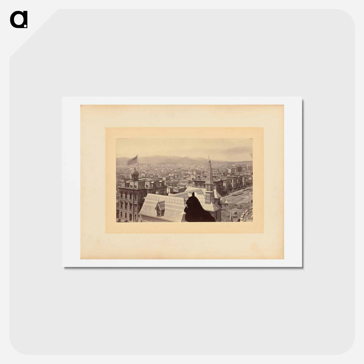 アートポストカード-View from Leland Stanford's House
 - エドワード マイブリッジ Postcard.