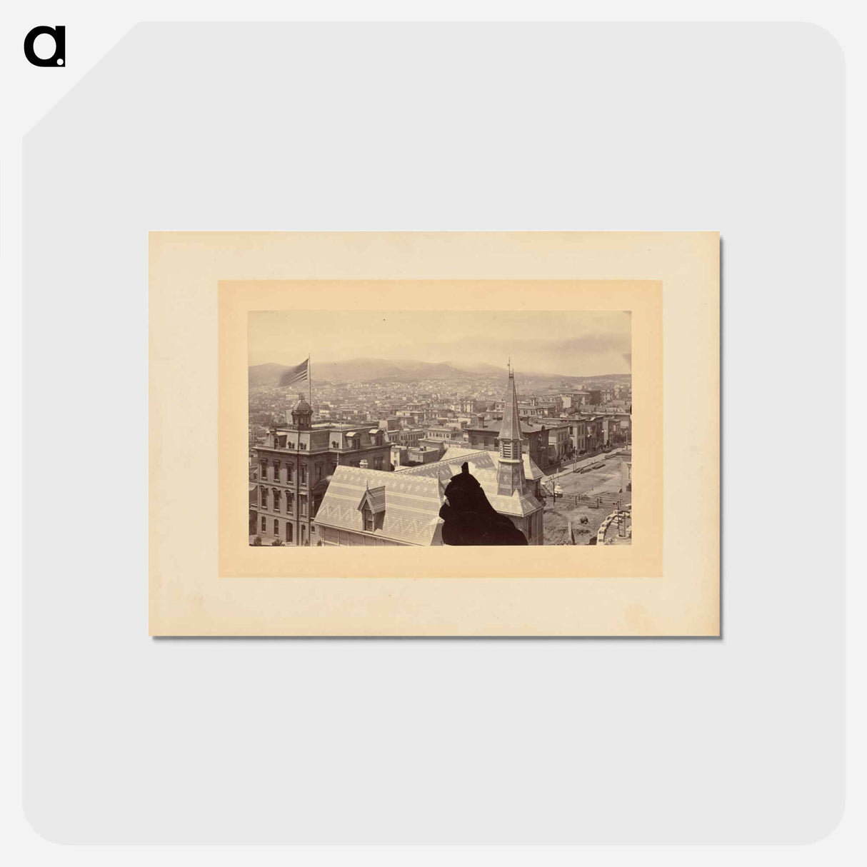 アートポストカード-View from Leland Stanford's House
 - エドワード マイブリッジ Postcard.