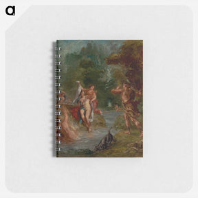 アートメモ帳-The Summer Diana Surprised by Actaeon - ウジェーヌ ドラクロワ Memo.