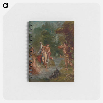 The Summer Diana Surprised by Actaeon - ウジェーヌ ドラクロワ Memo.