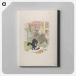 アートパネル-Ambroise Thomas assistant à une répétition de Françoise de Rimini - アンリ ド トゥールーズ ロートレック Canvas.